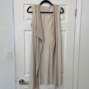 Iris Setlakwe Faux Suede Sleeveless Duster